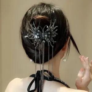 Black Butterfly Tassel