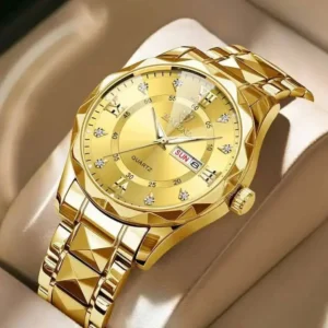 Luxury Binbond Authentic Men’s Watch Golden