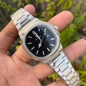 Poedagar 613 Luxury Watch For Man – Silver Black