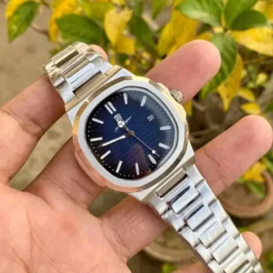 Poedagar 613 Luxury Watch For Man – Silver Blue